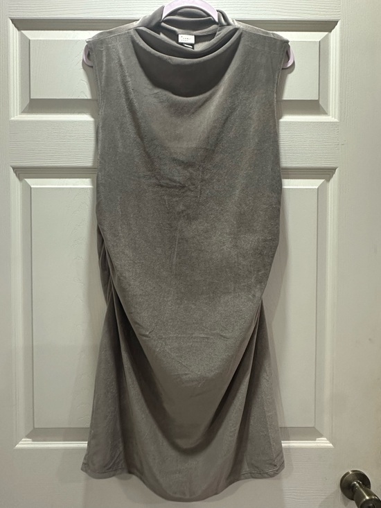 a new day Dresses & Skirts - a new day Sleeveless Cowl Neck Midi Dress in Gray